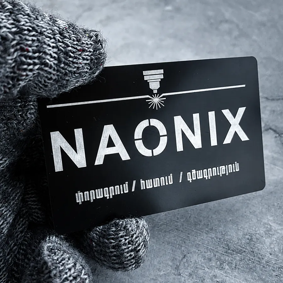 Մետաղական այցեքարտեր - Naonix